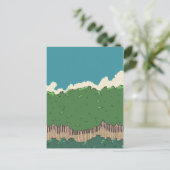 Carte Postale Ligne d'arbres (Debout devant)