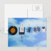 Carte Postale Ligne de clôture des médias (Devant / Derrière)