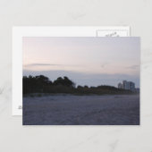 Carte Postale Ligne de côte de plage la Floride de cacao (Devant / Derrière)