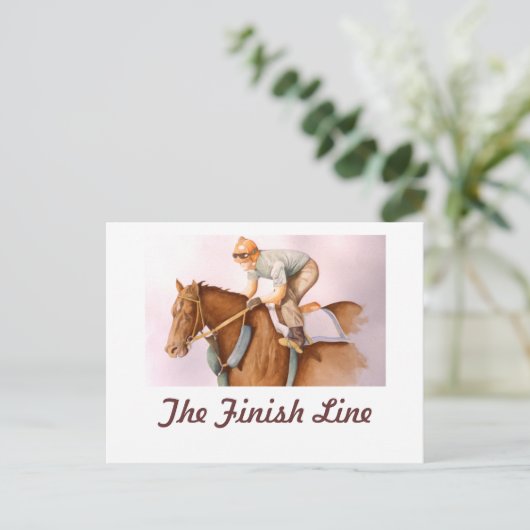 Carte Postale Ligne de fin (Debout devant)