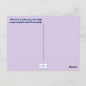 Carte Postale Ligne de Houston (Dos)