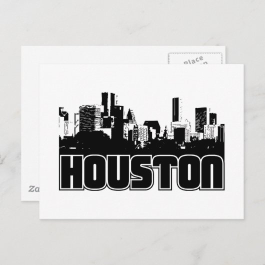 Carte Postale Ligne de Houston (Devant / Derrière)