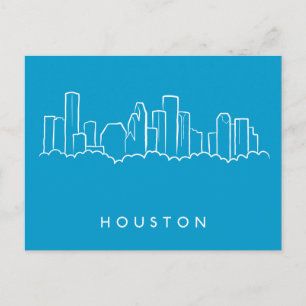 Carte Postale Ligne de Houston