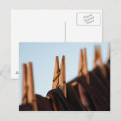 Carte Postale Ligne de lavage (Devant / Derrière)