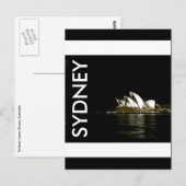 Carte Postale ligne de nuit de sydney (Devant / Derrière)