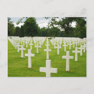 Carte Postale Ligne de pierres tombales Arlington National Cemet