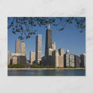 Carte Postale Ligne d'horizon de Chicago et lac Michigan, lac Sh