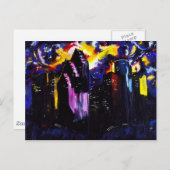 Carte Postale Ligne d'horizon de Houston (Devant / Derrière)