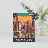 Carte Postale Ligne d'horizon de Phoenix, Voyage (Debout devant)