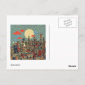 Carte Postale ligne d'horizon philadelphie (Dos)