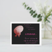 Carte Postale Ligne du logo de Deirdre (Debout devant)