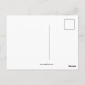 Carte Postale Ligne étoile blanche Titanic RMS (Dos)