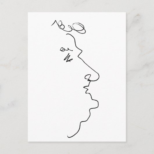 Carte Postale Ligne face (Devant)