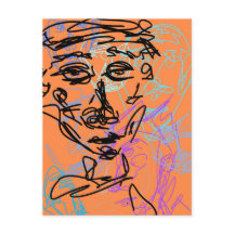 Ligne funky Travail Sketch Salle occupée