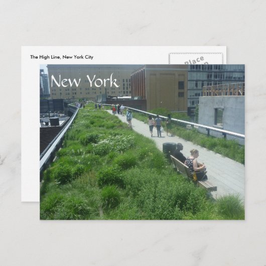 Carte Postale ligne haute (Devant / Derrière)