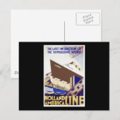 Carte Postale Ligne Holland America (Devant / Derrière)