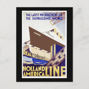 Carte Postale Ligne Holland America