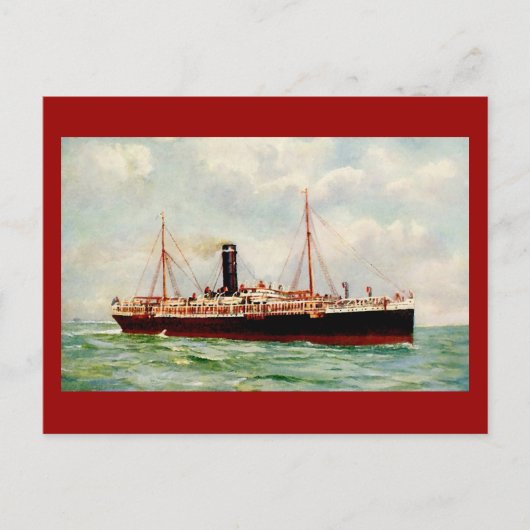 CARTE POSTALE LIGNE ORIENT-PACIFIQUE R.M.S. "ORONTES" 1905 (Devant)