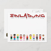 Carte Postale Ligne pour enfants (Devant / Derrière)