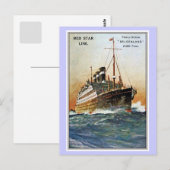 Carte Postale Ligne rouge vintage Belgenland (Devant / Derrière)