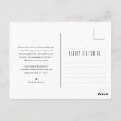 Carte Postale Ligne Skyline Déco Moderne Fort Worth | Changement (Dos)