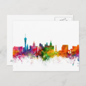 Carte Postale Ligne Skyline Las Vegas Nevada (Devant / Derrière)