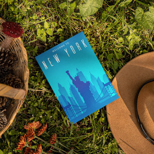 Carte Postale Ligne Skyline New York