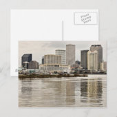 Carte Postale Ligne Skyline Nouvelle-Orléans (Devant / Derrière)