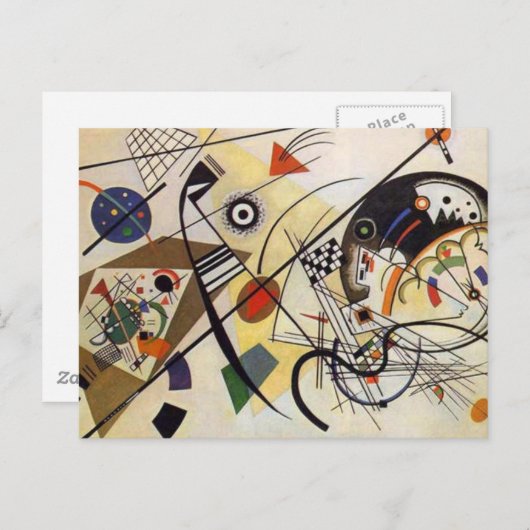 Carte Postale Ligne transverse (Devant / Derrière)