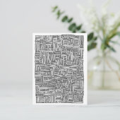 Carte Postale Ligne unicontinue (Debout devant)