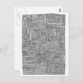 Carte Postale Ligne unicontinue (Devant / Derrière)