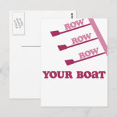 Carte Postale LigneLigneChick LigneLigneVotre bateau (Devant / Derrière)