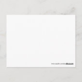 Carte Postale Lignes abstraites et Elipses (Dos)