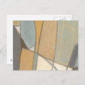 Carte Postale Lignes courbées et tons de terre coupés (Devant / Derrière)