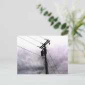 Carte Postale Lignes d'alimentation (Debout devant)