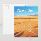 Carte Postale Lignes de Nazca Pérou (Devant / Derrière)