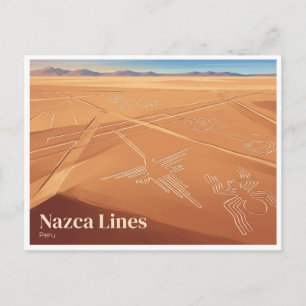 Carte Postale Lignes de Nazca Pérou