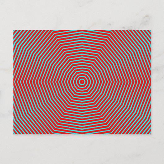 Carte Postale Lignes d'illusion optique (Devant)
