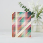 Carte Postale Lignes géométriques Abstraites (Debout devant)