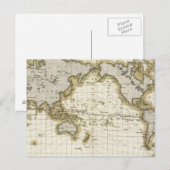 Carte Postale lignes isodynamiques de présentation (Devant / Derrière)