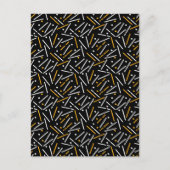 Carte Postale Lignes Motif 4 (Devant)