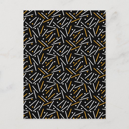 Carte Postale Lignes Motif 4 (Devant)