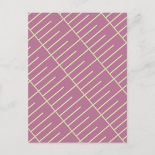 Carte Postale Lignes Rétro