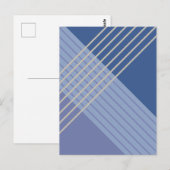 Carte Postale Lignes simples et élégantes 4 (Devant / Derrière)
