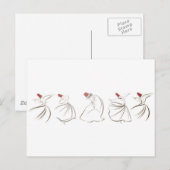 Carte Postale lignes sufi (Devant / Derrière)