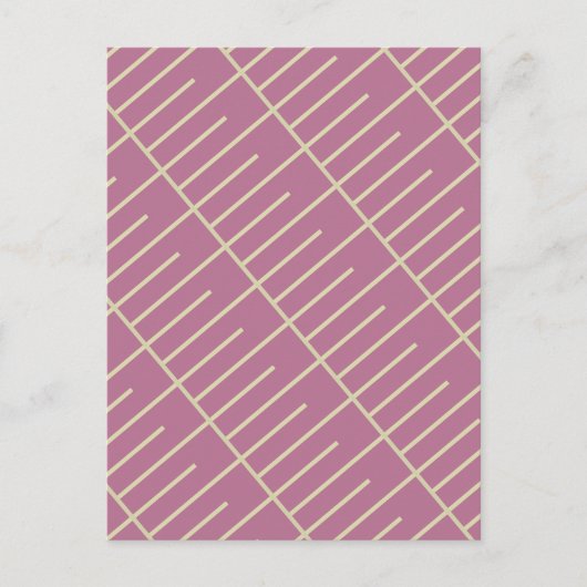 Carte Postale Lignes Vintage (Devant)