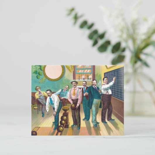 Carte Postale Ligue de Bowling (Debout devant)