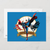 Carte Postale Ligue de Justice (Devant / Derrière)