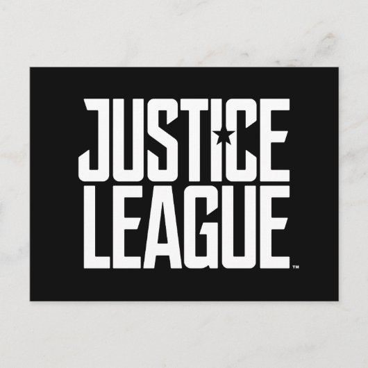 Carte Postale Ligue de Justice | Logo de la Justice League (Devant)