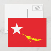 Carte Postale Ligue nationale pour la démocratie (Devant / Derrière)